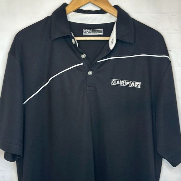 Callaway Mens Black Golf Polo size L Large Short Sleeve - Picture 2 of 7